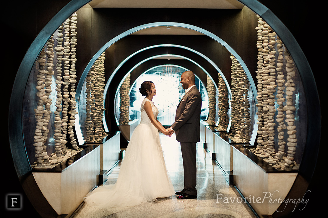 One Ocean Bride Groom Wedding Photo