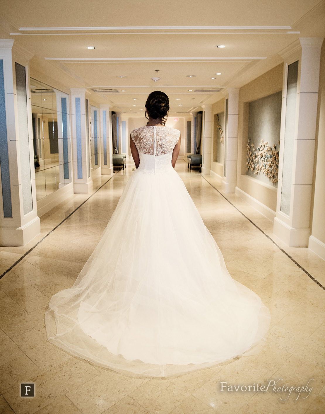 Back of Wedding Gown Photo