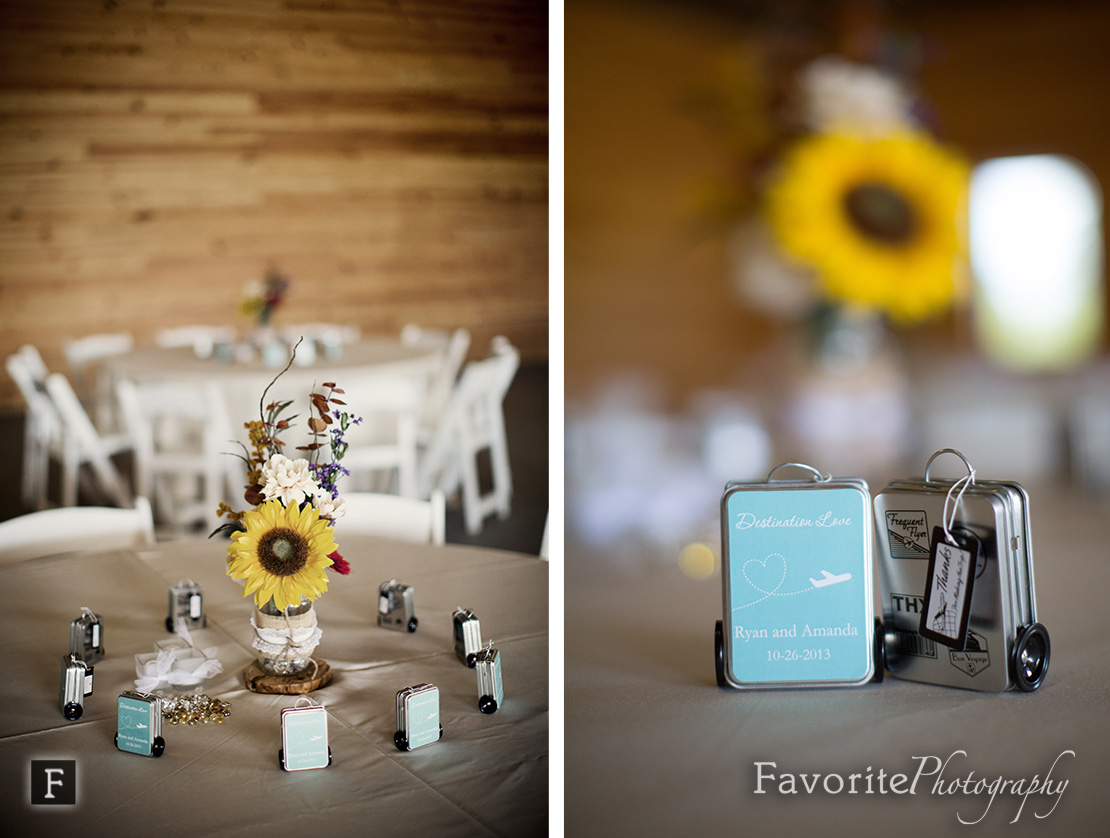 Wedding Table Setting Party Favors Photo