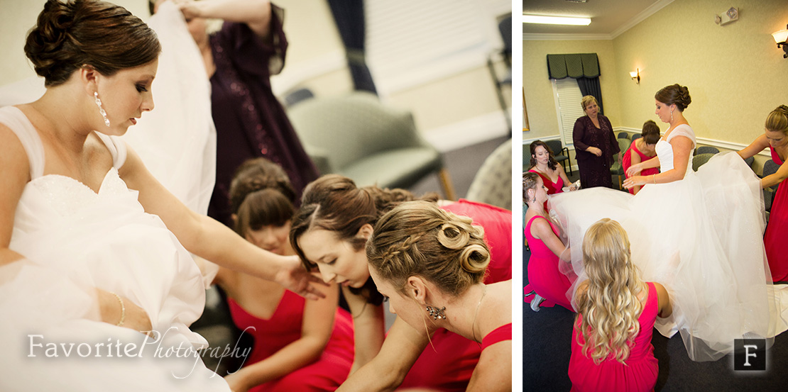 Bride Getting Ready